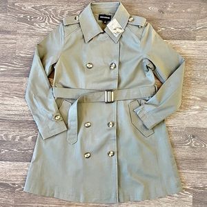 Zenana Outfitters Olive Trench Coat